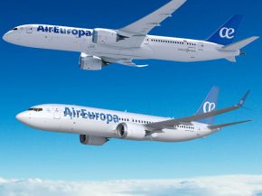 
La compagnie aérienne Air Europa va louer chez AerCap dix Boeing 737 MAX 8 et cinq 787-9 Dreamliner, tandis que le géant du fre