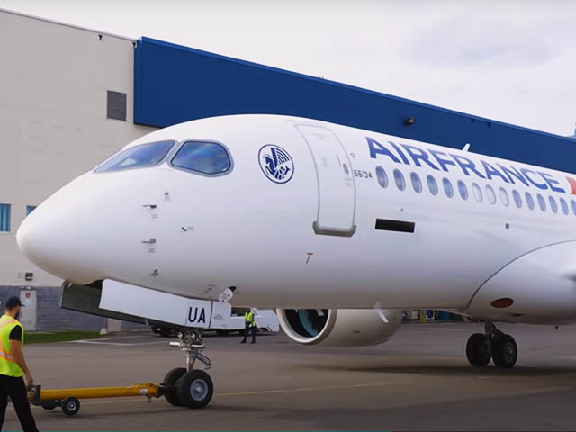 L’Airbus A220 d’Air France se dévoile (photos, vidéo) 1 Air Journal