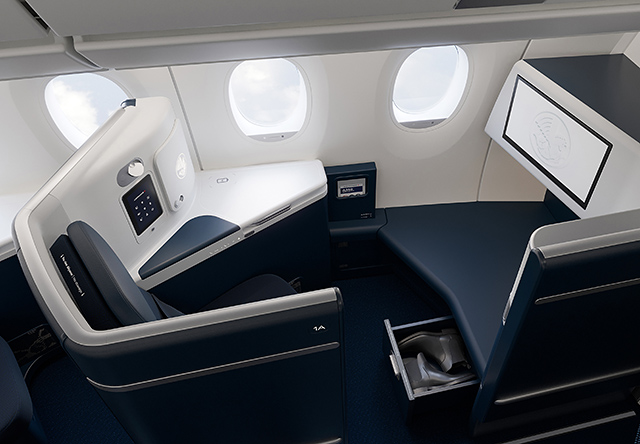 Air France : les nouvelles cabines arrivent dans les A350 (photos