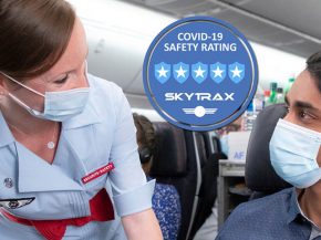 
La compagnie aérienne Air France a obtenu 5 étoiles au classement   Covid-19 Airline Safety Rating » de Skytrax, de