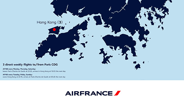 Air France annonce son retour à Hong Kong 1 Air Journal