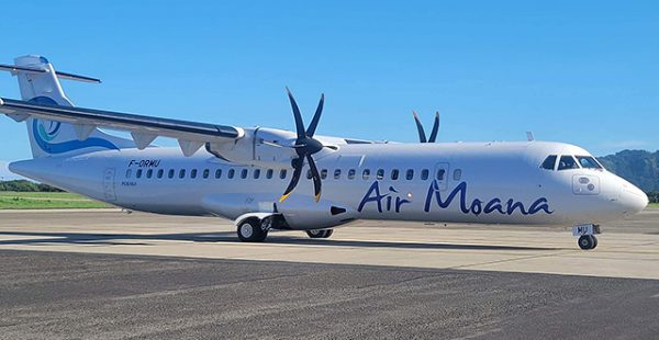 
La jeune compagnie aérienne Air Moana a pris possession d’un deuxième avion, un ATR 72-600, qui lui permettra d’étendre so