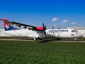 
La compagnie aérienne Air Serbia a pris possession du premier des cinq ATR 72-600 pris en leasing pour renouveler sa flotte cour