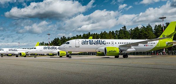 
La compagnie aérienne nationale lettone airBaltic a transporté environ 4,5 millions de passagers en 2023, soit 36 ​​% de pl
