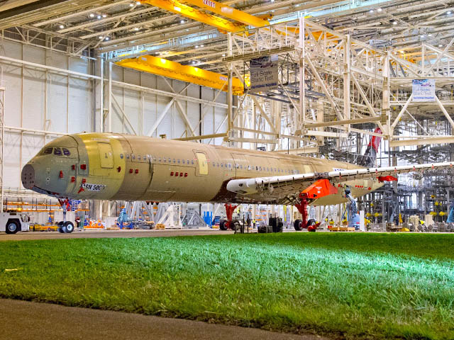 Le premier Airbus A350 se dévoile 9 Air Journal