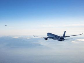 
Deux Airbus A350 ont traversé l’Atlantique en formation, la   démonstration finale » du principe Fello’fly imit