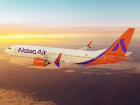
La future compagnie aérienne low cost Akasa Air a dévoilé la livrée de ses Boeing 737 MAX et son identité de marque,  &nbsp