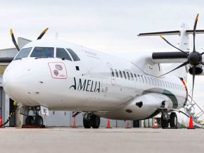 
La compagnie aérienne Amelia International a effectué son premier vol de fret charter en ATR 72F pour le compte du ECS Group, e