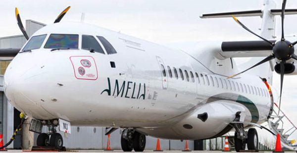 
La compagnie aérienne Amelia International a effectué son premier vol de fret charter en ATR 72F pour le compte du ECS Group, e