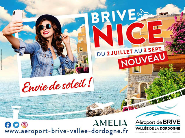 Amelia va aussi relier Brive à Nice 87 Air Journal