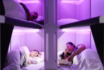 
La compagnie aérienne Air New Zealand a détaillé les futurs lits superposés du Skynest qui seront proposés aux passagers de 