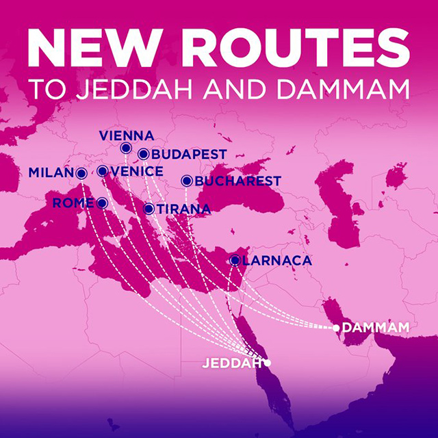 Wizz Air lance 20 nouvelles lignes vers l’Arabie Saoudite 99 Air Journal