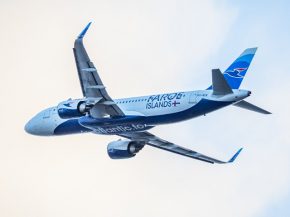 
La compagnie aérienne Atlantic Airways relancera le mois prochain sa liaison saisonnière entre Paris et Vagar dans les iles Fé