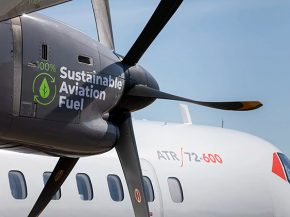 NAC collabore avec ATR pour des vols de livraison avec du SAF 1 Air Journal