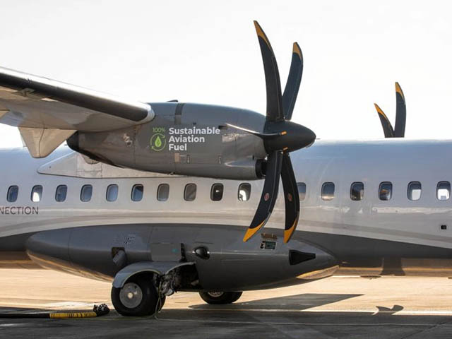 NAC collabore avec ATR pour des vols de livraison avec du SAF 5 Air Journal