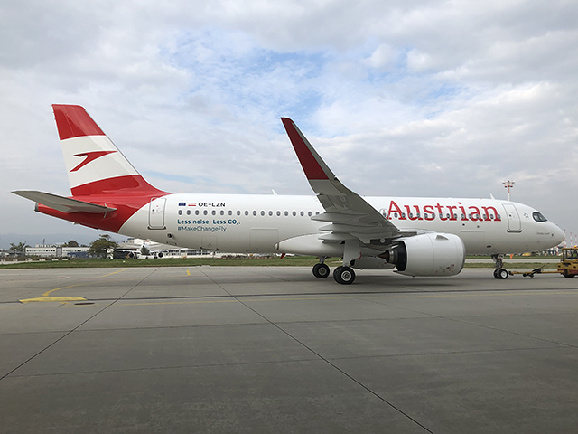 Un cinquième A320neo atterrit chez Austrian Airlines à Vienne 82 Air Journal