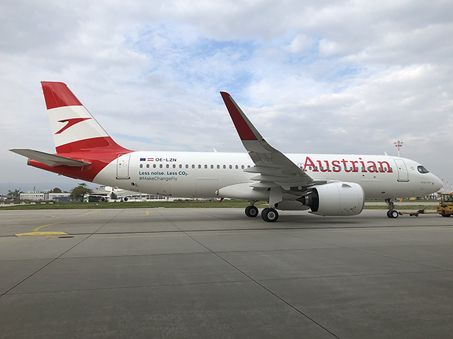 Un cinquième A320neo atterrit chez Austrian Airlines à Vienne 67 Air Journal