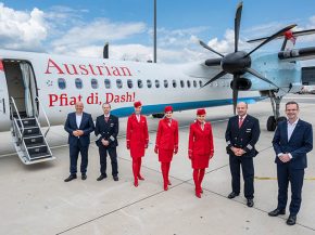 
La compagnie aérienne Austrian Airlines a dit adieu à son dernier Dash-8 Q400, après 41 ans d’opération des avions canadien