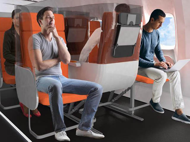 Des sièges à bulle contre le coronavirus 77 Air Journal