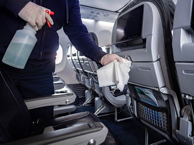 Covid-19 : American Airlines va utiliser un désinfectant longue durée 1 Air Journal