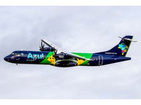 
La compagnie aérienne Azul Linhas Aereas Brasileiras a accueilli ce weekend au Brésil trois nouveaux ATR 72-600, qui avaient tr