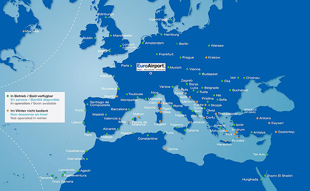 Aéroport de Bâle-Mulhouse : 70 destinations cet hiver 6 Air Journal