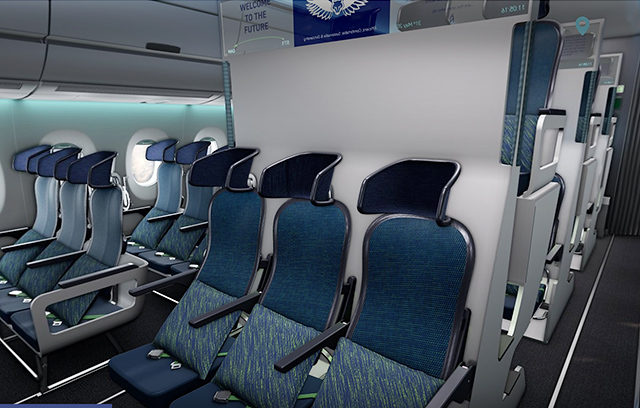 AIX : Airbus A220 en Airspace, et cabine Eco à deux étages 26 Air Journal