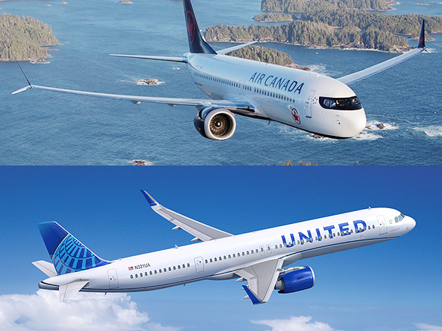 Air Canada + United Airlines = 260 vols transfrontaliers par jour 59 Air Journal