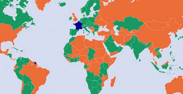 
Le gouvernement français a de nouveau ajouté des pays dans la liste   verte » des indicateurs sanitaires liés à la p