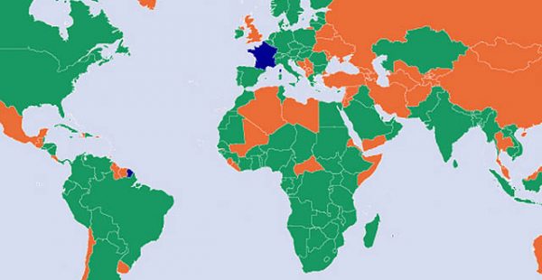 
Le gouvernement français a de nouveau ajouté des pays dans la liste   verte » des indicateurs sanitaires liés à la pandémi