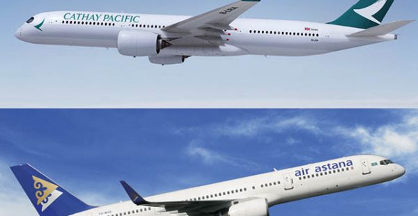 Les compagnies aériennes Cathay Pacific et Air Astana ont signé un accord qui améliorera les options de voyage pour les clients