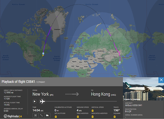 Cathay Pacific survole de nouveau la Sibérie 2 Air Journal