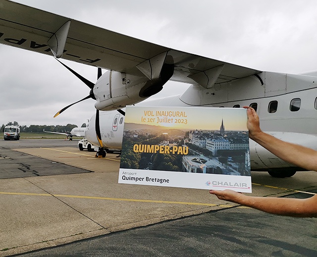 Brest / Quimper : les vols de Chalair vers Kerry et Pau sont lancés 2 Air Journal