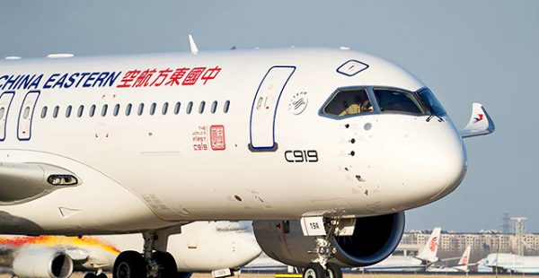 
L avionneur Commercial Aircraft Corporation of China (COMAC) a livré le cinquième avion de ligne à fuselage étroit C919 à Ch