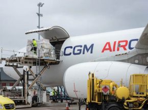 
La compagnie aérienne CMA-CGM Air Cargo, filiale du géant de la logistique, accueillera aujourd’hui son premier Boeing 777F, 