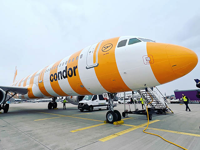 Condor adopte le look parasol (photos, vidéo) 7 Air Journal