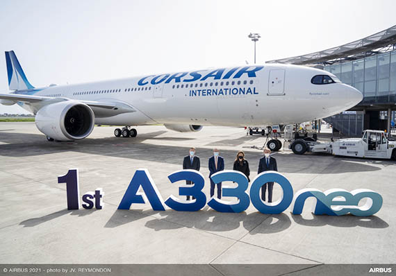 Corsair tient son premier Airbus A330neo (photos, vidéos) 2 Air Journal