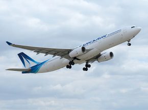 
La compagnie aérienne Corsair International lance aujourd’hui sa nouvelle liaison entre Lyon et Pointe-à-Pitre, où le termin