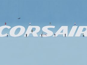 
La compagnie aérienne Corsair International conjugue sa campagne de publicité   Voyage en bonne compagnie » avec un