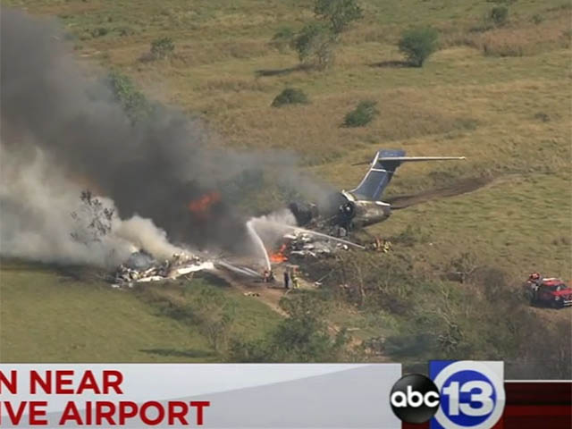Texas : un crash spectaculaire mais sans victime (vidéo) 1 Air Journal