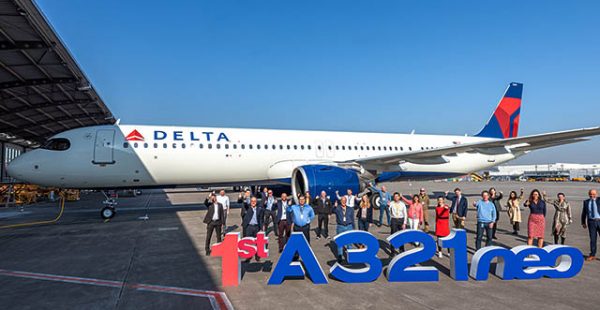 
La compagnie aérienne Delta Air Lines a pris possession à Hambourg du premier des 155 Airbus A321neo commandés, les livraisons