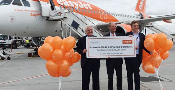 La compagnie aérienne low cost easyJet va relier Bordeaux à Manchester, Toulouse à Liverpool et Nice à Porto, trois nouvelles 