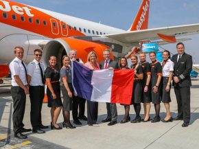 La compagnie aérienne low cost easyJet a inauguré sa nouvelle liaison saisonnière entre Londres-Southend et Bordeaux, une des q