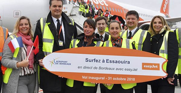 L’aéroport de Bordeaux est désormais relié à Essaouira par la compagnie aérienne low cost easyJet, qui y lance également d