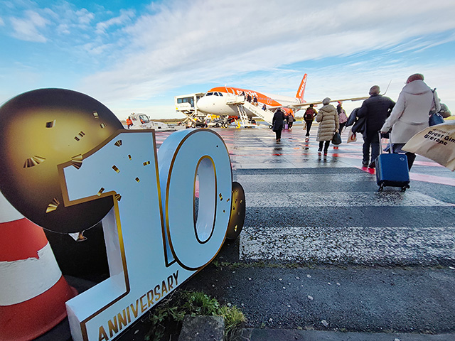 EasyJet fête finalement son 10ème anniversaire à Brest 28 Air Journal