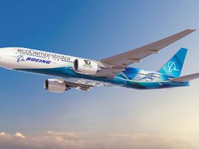 
Boeing a annoncé son programme ecoDemonstrator 2023 dans le cadre duquel 19 technologies seront évaluées sur un 777, ainsi que