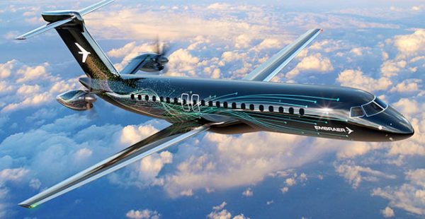 
Embraer fait évoluer son projet de nouvel avion commercial turbopropulsé, les moteurs étant notamment déplacés du dessus des