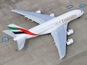 
Emirates annonce qu’elle présentera sa famille complète d avions, composée du dernier A380 modernisé de la compagnie aérie