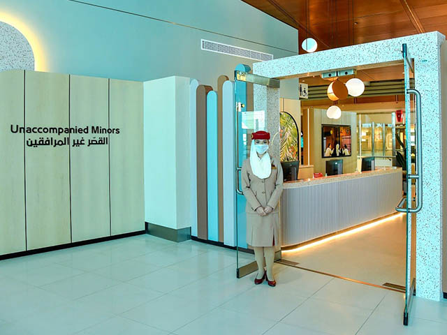 Emirates lance un salon d’aéroport pour enfants non accompagnés 125 Air Journal