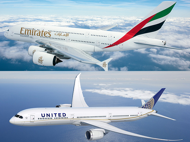 Emirates et les partenariats : après Air Canada, United Airlines 1 Air Journal